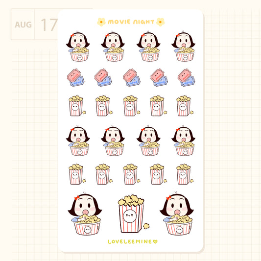 Coco Movie Night Sticker Sheet