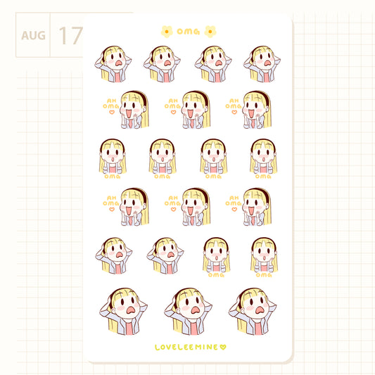 OMG Sticker Sheet