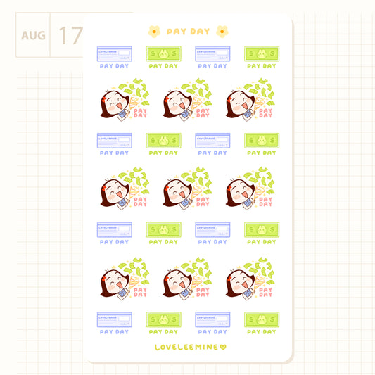 Payday Sticker Sheet