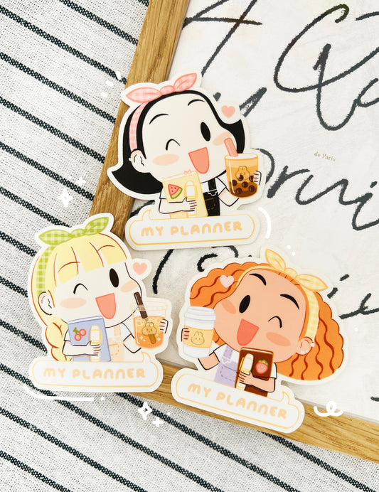Loveleemine Friends "My Planner" Clear Stickers