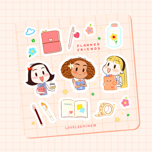 Planner Friends Sticker Sheet