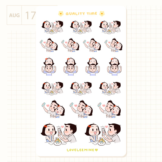 Quality Time Sticker Sheet