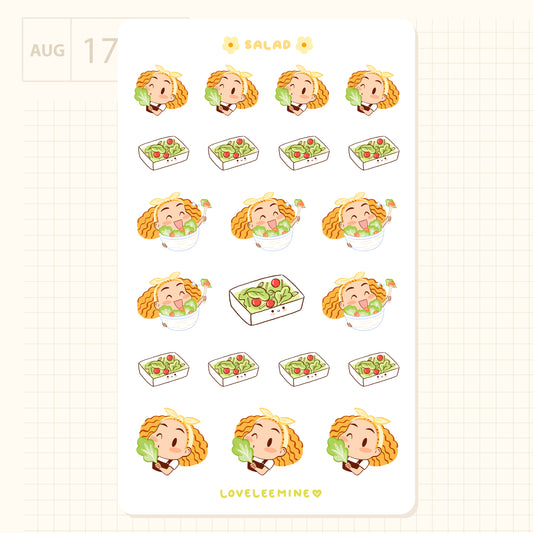 Salad Sticker Sheet