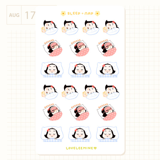 Sleep + Nap Sticker Sheet