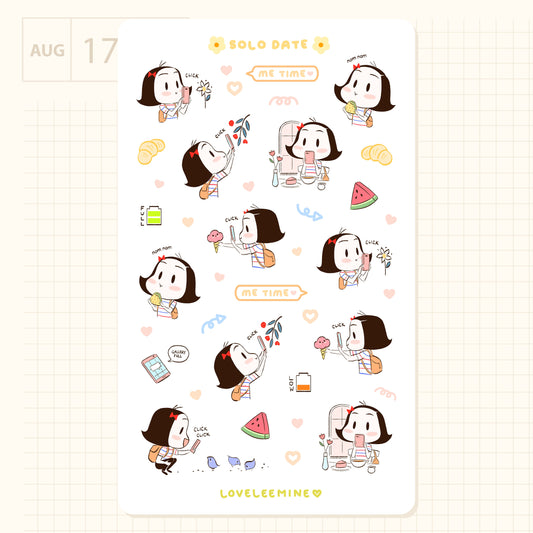 Solo Date Sticker Sheet