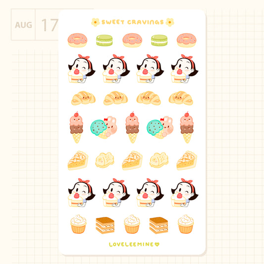 Coco Sweet Cravings Sticker Sheet
