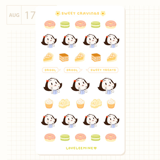 Sweet Cravings Sticker Sheet