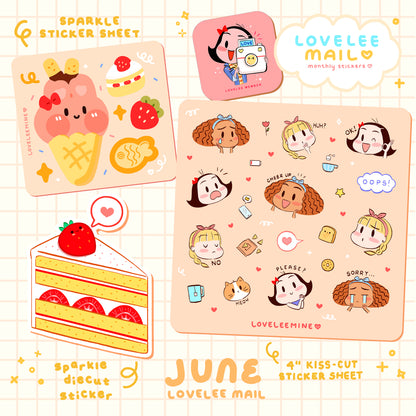 Lovelee Mail Stickers Collection ⇨