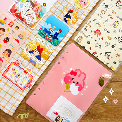 Cinnabun Sticker Album Insert for 6 Ring A5 Planner