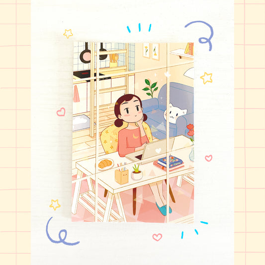 Daydreaming 4" x 6" Art Postcard