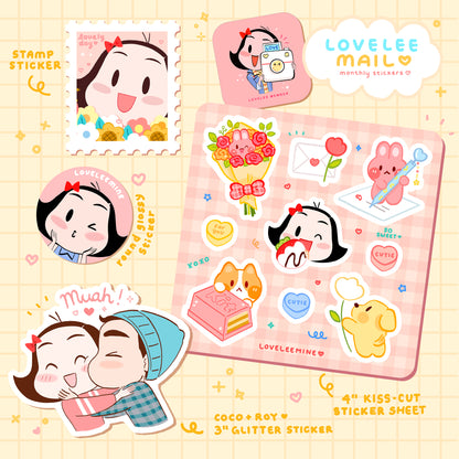 Lovelee Mail Stickers Collection ⇨