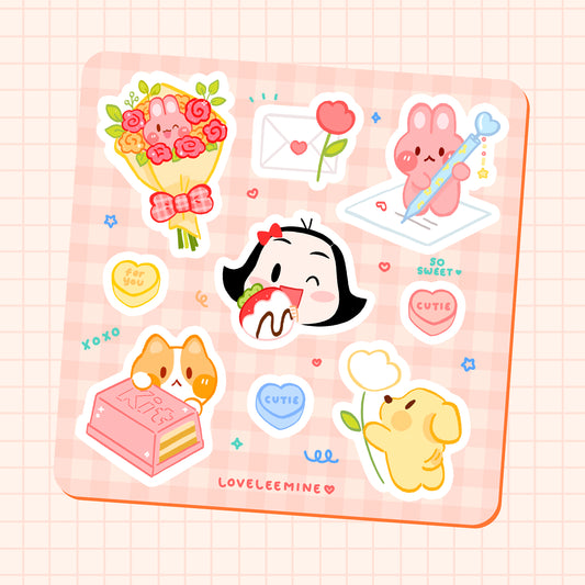 Valentine's Day Sticker Sheet