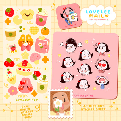 Lovelee Mail Stickers Collection ⇨