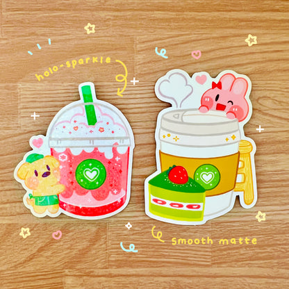 Cold & Hot Drink Sticker Set